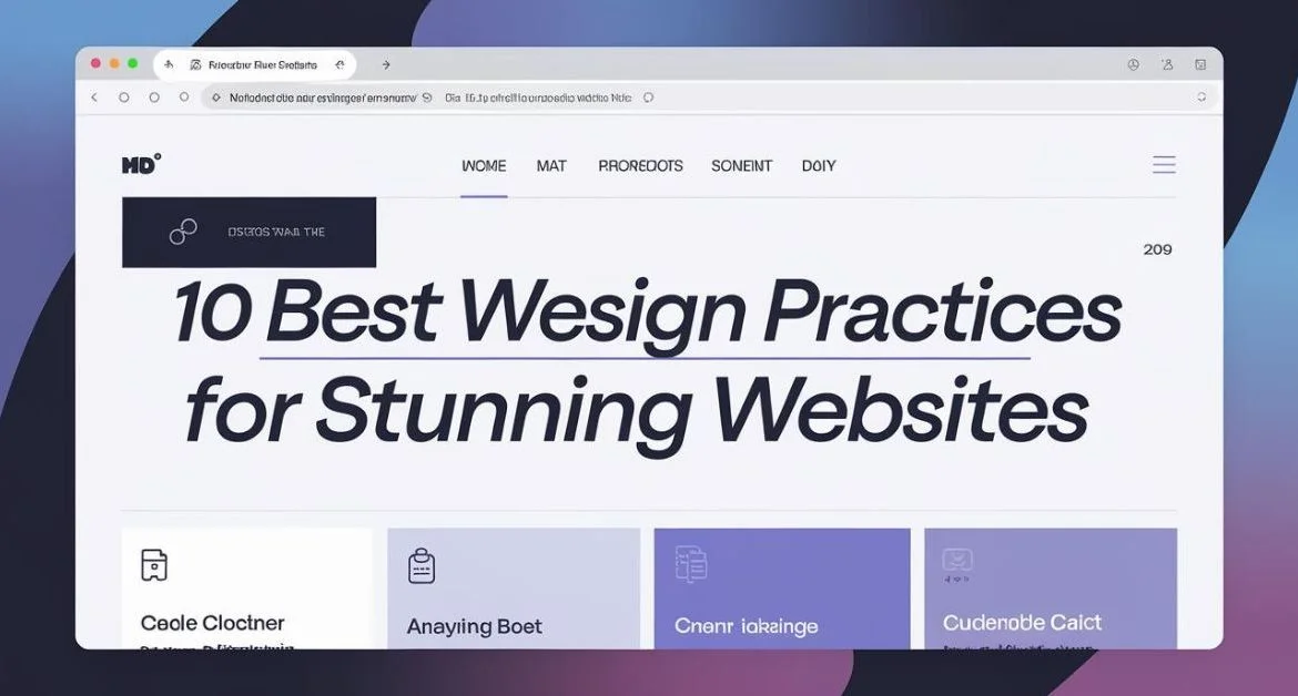 10 Best Web Design Practices for Stunning Websites